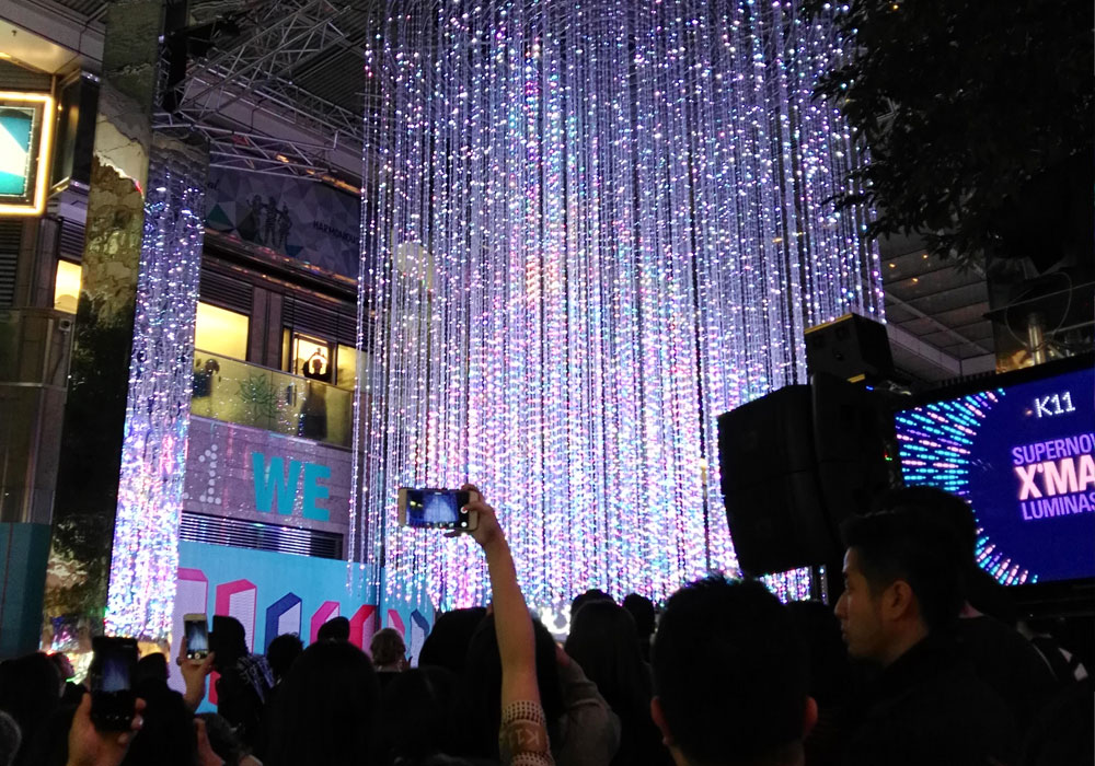 2015 Hongkong K11 mall 3D Christmas Tree