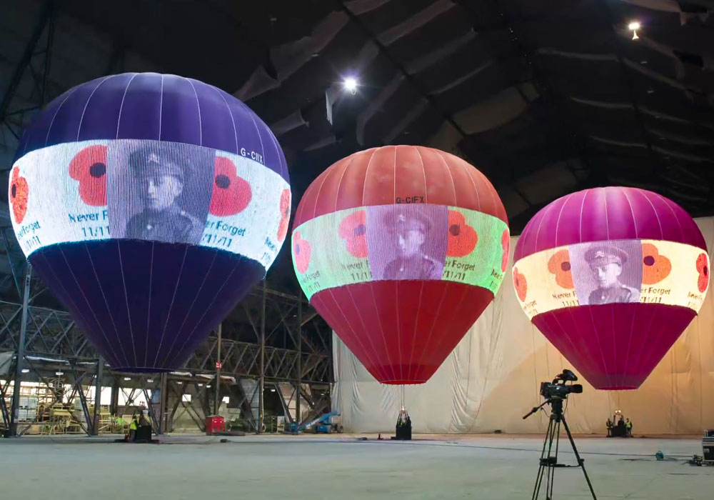 2017 France Hot air Balloon Creative Display